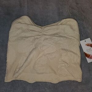 Cream Lace Women's Top